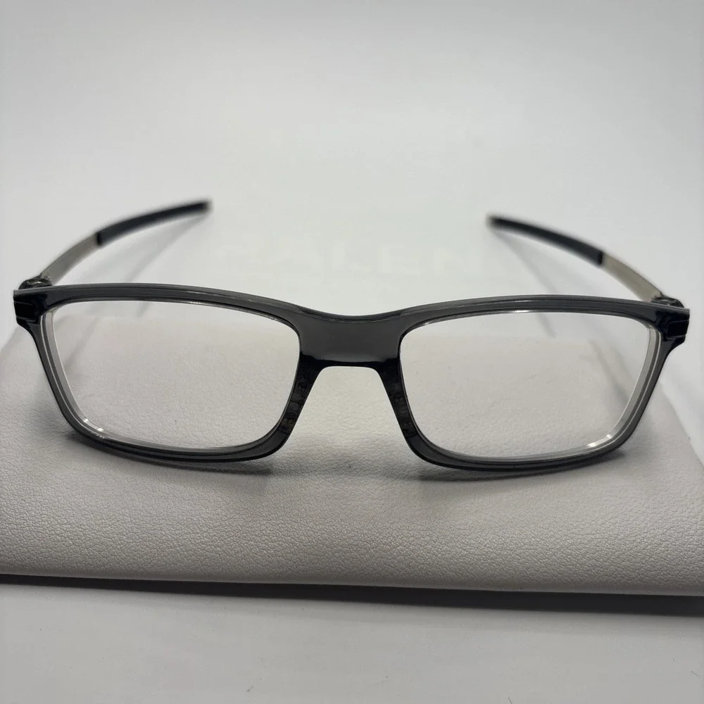Oakley PITCHMAN OX8050-0655 Grey Smoke Black size 55/18/140mm Eyeglasses #D197